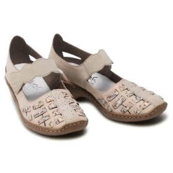 Rieker Γυναίκες Γοβάκια Κλειστά παπούτσια 48369-60 Μπεζ Μπεζ -Rieker Εκπτώσεις unnamed file 1012