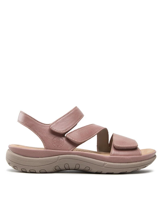 Rieker Γυναίκες Σανδάλια V8872-31 Ροζ Ροζ 4 Rieker Γυναίκες Σανδάλια V8872-31 Ροζ Ροζ - Image 2