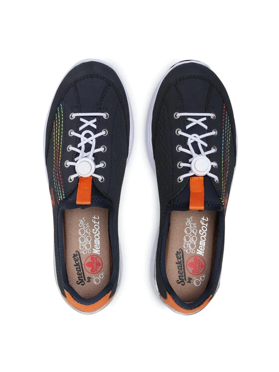 Rieker Γυναίκες Κλειστά Παπούτσια Αθλητικά M02G9-14 Σκούρο μπλε Σκούρο μπλε 8 Rieker Γυναίκες Κλειστά Παπούτσια Αθλητικά M02G9-14 Σκούρο μπλε Σκούρο μπλε - Image 6