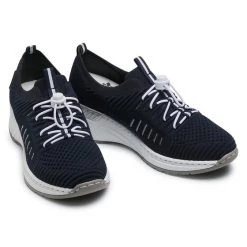 Rieker Γυναίκες Κοντά Αθλητικά Αθλητικά N4360-14 Σκούρο μπλε Σκούρο μπλε -Rieker Εκπτώσεις unnamed file 1126