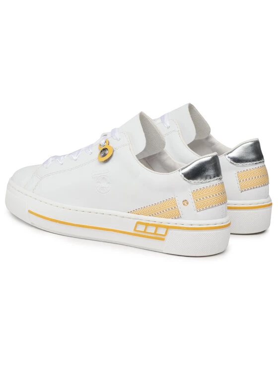 Rieker Γυναίκες Κλειστά Παπούτσια Αθλητικά L8824-81VE Λευκό Λευκό 5 Rieker Γυναίκες Κλειστά Παπούτσια Αθλητικά L8824-81VE Λευκό Λευκό - Image 3