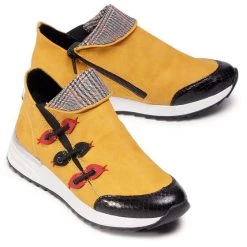 Rieker Γυναίκες Κλειστά Παπούτσια Αθλητικά X8082-00 Κίτρινο Κίτρινο -Rieker Εκπτώσεις unnamed file 1282