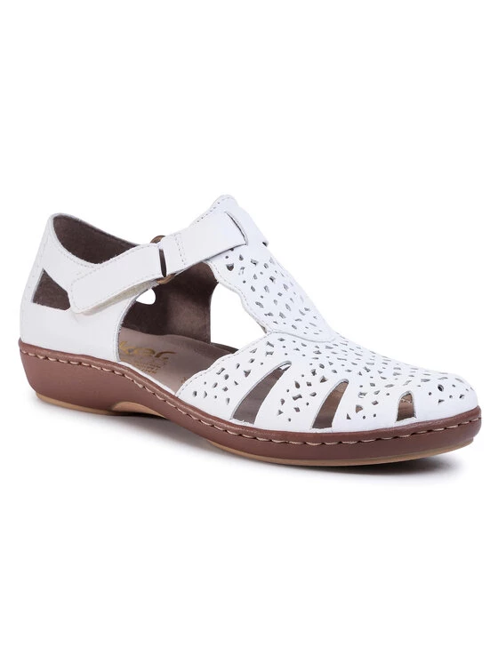 Rieker Γυναίκες Κλειστά Παπούτσια Κλειστά παπούτσια 45885-80 Λευκό Λευκό 3 Rieker Γυναίκες Κλειστά Παπούτσια Κλειστά παπούτσια 45885-80 Λευκό Λευκό