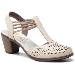 Rieker Γυναίκες Σανδάλια 40969-80 Μπεζ Μπεζ