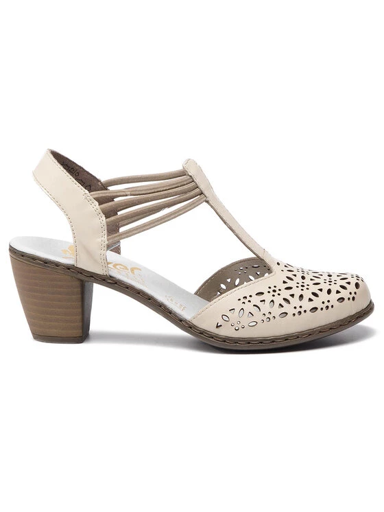 Rieker Γυναίκες Σανδάλια 40969-80 Μπεζ Μπεζ 4 Rieker Γυναίκες Σανδάλια 40969-80 Μπεζ Μπεζ - Image 2