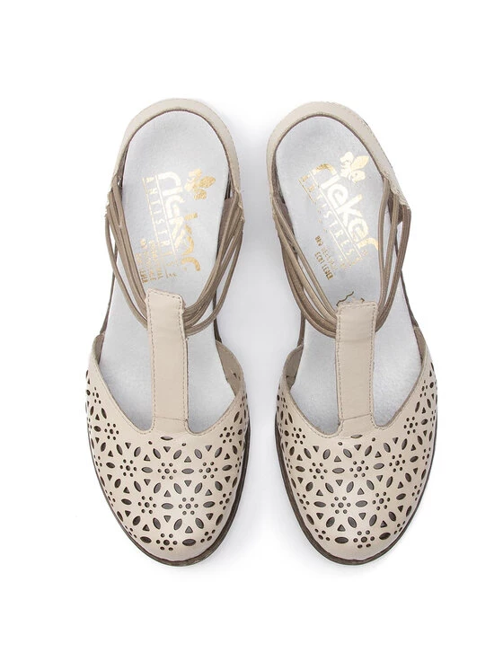 Rieker Γυναίκες Σανδάλια 40969-80 Μπεζ Μπεζ 7 Rieker Γυναίκες Σανδάλια 40969-80 Μπεζ Μπεζ - Image 5