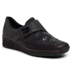 Rieker Γυναίκες Κλειστά Παπούτσια Κλειστά παπούτσια 537C0-00 Μαύρο Μαύρο