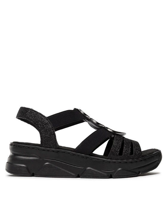 Rieker Γυναίκες Σανδάλια V20L4-00 Μαύρο Μαύρο 4 Rieker Γυναίκες Σανδάλια V20L4-00 Μαύρο Μαύρο - Image 2