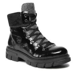 Rieker Γυναίκες Ψηλά Παπούτσια Πεζοπορίας & Ορειβατικά Παπούτσια Ορειβατικά παπούτσια Z9132-00 Μαύρο Μαύρο