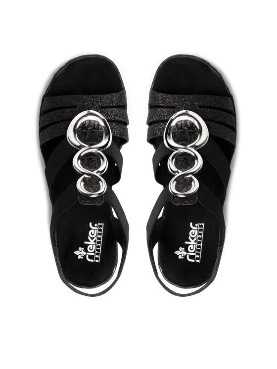 Rieker Γυναίκες Σανδάλια V20L4-00 Μαύρο Μαύρο 5 Rieker Γυναίκες Σανδάλια V20L4-00 Μαύρο Μαύρο - Image 3