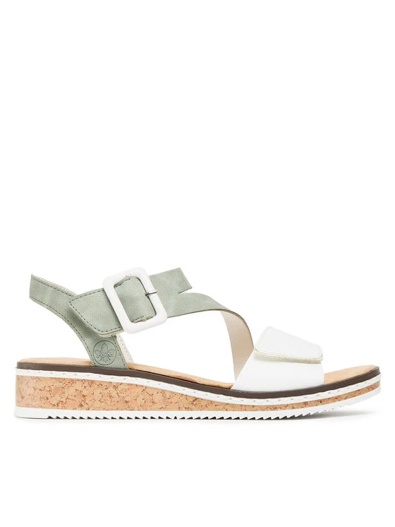 Rieker Γυναίκες Σανδάλια V3660-52 Πράσινο Πράσινο 4 Rieker Γυναίκες Σανδάλια V3660-52 Πράσινο Πράσινο - Image 2