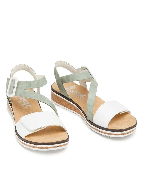 Rieker Γυναίκες Σανδάλια V3660-52 Πράσινο Πράσινο 7 Rieker Γυναίκες Σανδάλια V3660-52 Πράσινο Πράσινο - Image 5