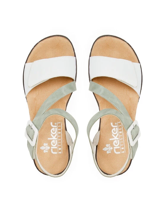 Rieker Γυναίκες Σανδάλια V3660-52 Πράσινο Πράσινο 8 Rieker Γυναίκες Σανδάλια V3660-52 Πράσινο Πράσινο - Image 6