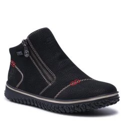 Rieker Γυναίκες Biker Μποτάκια Μποτάκια L4270-00 Μαύρο Μαύρο