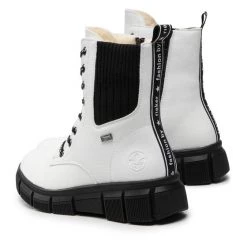 Rieker Γυναίκες Biker Μποτάκια Μποτάκια X3414-80 Λευκό Λευκό -Rieker Εκπτώσεις unnamed file 1628