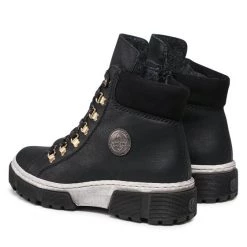 Rieker Γυναίκες Biker Μποτάκια Μποτάκια X8633-01 Μαύρο Μαύρο -Rieker Εκπτώσεις unnamed file 1636