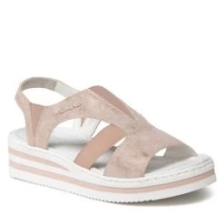 Rieker Γυναίκες Σανδάλια V02Y5-31 Ροζ Ροζ