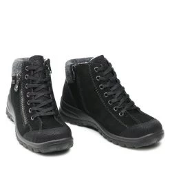 Rieker Γυναίκες Biker Μποτάκια Μποτάκια L7132-01 Μαύρο Μαύρο -Rieker Εκπτώσεις unnamed file 1642