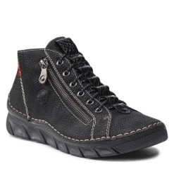 Rieker Γυναίκες Biker Μποτάκια Μποτάκια 55048-00 Μαύρο Μαύρο