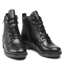 Rieker Γυναίκες Biker Μποτάκια Μποτάκια 77814-00 Μαύρο Μαύρο -Rieker Εκπτώσεις unnamed file 1720