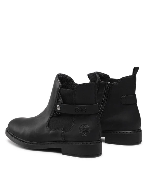 Rieker Γυναίκες Biker Μποτάκια Μποτάκια Z6161-00 Μαύρο Μαύρο 5 Rieker Γυναίκες Biker Μποτάκια Μποτάκια Z6161-00 Μαύρο Μαύρο - Image 3