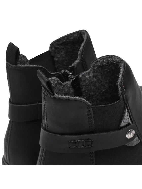 Rieker Γυναίκες Biker Μποτάκια Μποτάκια Z6161-00 Μαύρο Μαύρο 8 Rieker Γυναίκες Biker Μποτάκια Μποτάκια Z6161-00 Μαύρο Μαύρο - Image 6
