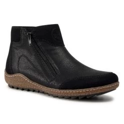 Rieker Γυναίκες Biker Μποτάκια Μποτάκια L7582-00 Μαύρο Μαύρο