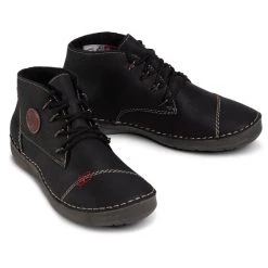 Rieker Γυναίκες Biker Μποτάκια Μποτάκια 52502-00 Μαύρο Μαύρο -Rieker Εκπτώσεις unnamed file 1948