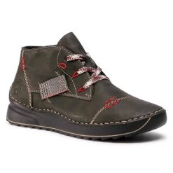 Rieker Γυναίκες Biker Μποτάκια Μποτάκια 51534-54 Πράσινο Πράσινο