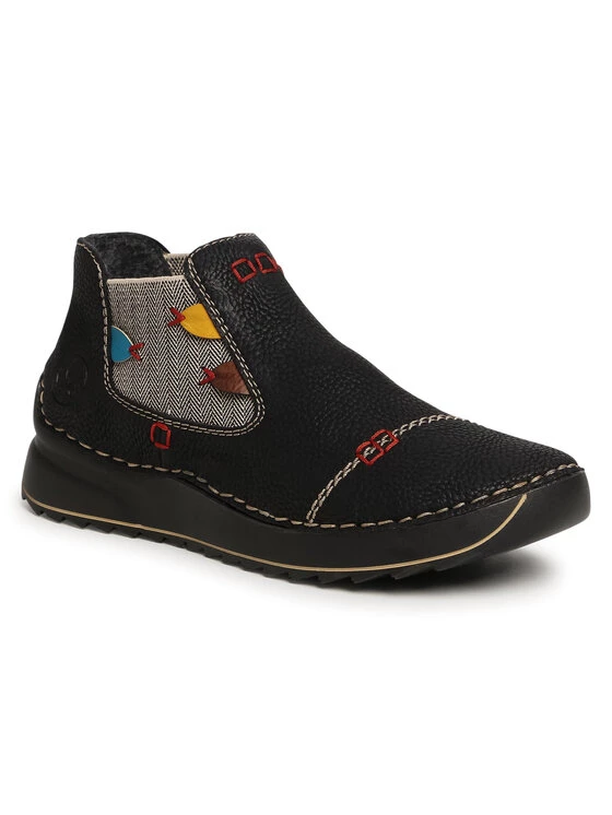 Rieker Γυναίκες Chelsea Boots Μποτάκια με λάστιχο 51592-00 Μαύρο Μαύρο 3 Rieker Γυναίκες Chelsea Boots Μποτάκια με λάστιχο 51592-00 Μαύρο Μαύρο