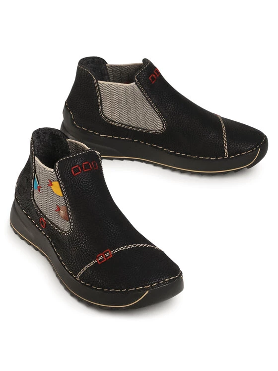 Rieker Γυναίκες Chelsea Boots Μποτάκια με λάστιχο 51592-00 Μαύρο Μαύρο 7 Rieker Γυναίκες Chelsea Boots Μποτάκια με λάστιχο 51592-00 Μαύρο Μαύρο - Image 5
