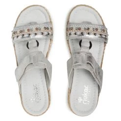 Rieker Γυναίκες Παντόφλες V02M6-40 Ασημί Ασημί -Rieker Εκπτώσεις unnamed file 203