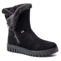 Rieker Γυναίκες Biker Μποτάκια Μποτάκια Y3470-00 Μαύρο Μαύρο