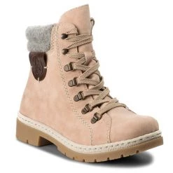 Rieker Γυναίκες Biker Μποτάκια Ορειβατικά παπούτσια Y9430-32 Ροζ Ροζ