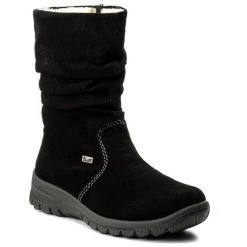 Rieker Γυναίκες Biker Μποτάκια Μποτάκια Z7171-01 Μαύρο Μαύρο