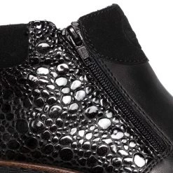 Rieker Γυναίκες Biker Μποτάκια Μποτάκια 53782-00 Μαύρο Μαύρο -Rieker Εκπτώσεις unnamed file 2141