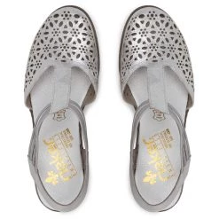 Rieker Γυναίκες Σανδάλια 40969-91 Ασημί Ασημί -Rieker Εκπτώσεις unnamed file 2247