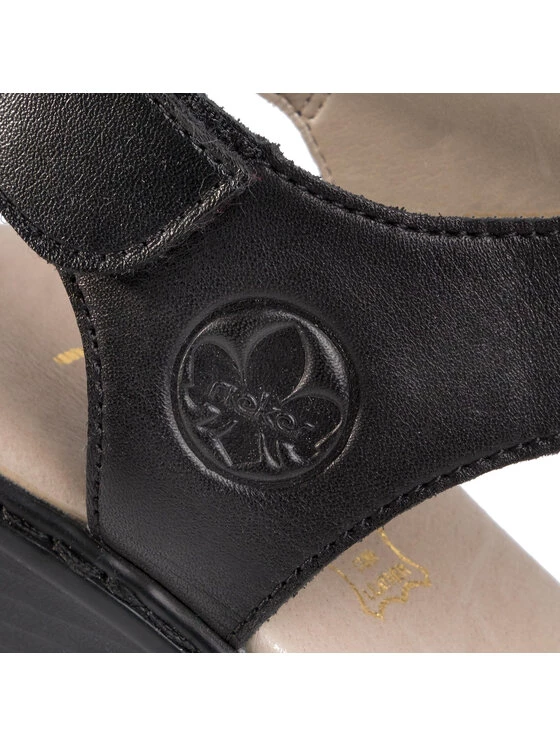 Rieker Γυναίκες Σανδάλια V0570-00 Μαύρο Μαύρο 8 Rieker Γυναίκες Σανδάλια V0570-00 Μαύρο Μαύρο - Image 6