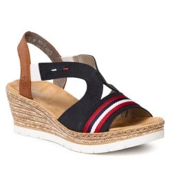 Rieker Γυναίκες Σανδάλια 619S6-14 Σκούρο μπλε Σκούρο μπλε