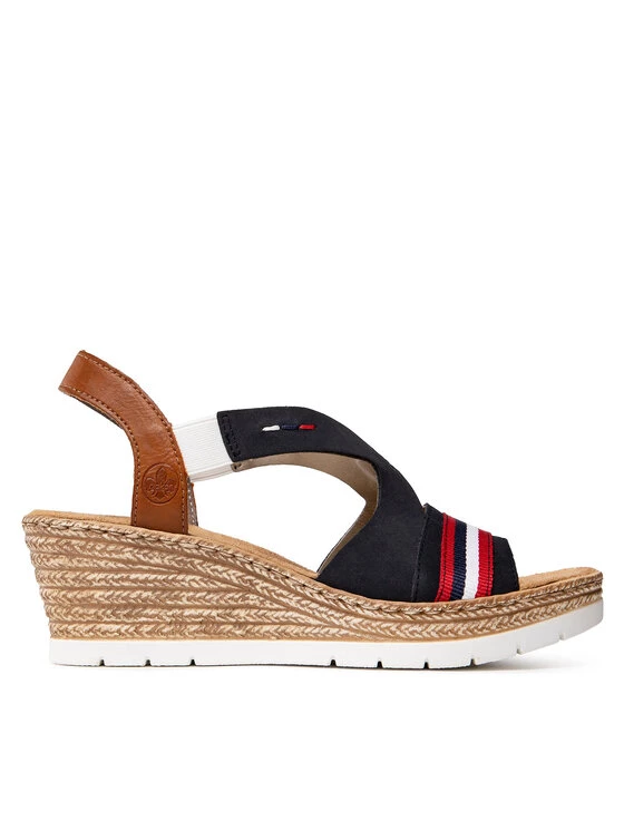 Rieker Γυναίκες Σανδάλια 619S6-14 Σκούρο μπλε Σκούρο μπλε 4 Rieker Γυναίκες Σανδάλια 619S6-14 Σκούρο μπλε Σκούρο μπλε - Image 2