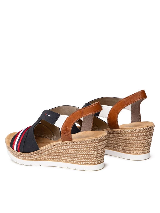 Rieker Γυναίκες Σανδάλια 619S6-14 Σκούρο μπλε Σκούρο μπλε 5 Rieker Γυναίκες Σανδάλια 619S6-14 Σκούρο μπλε Σκούρο μπλε - Image 3