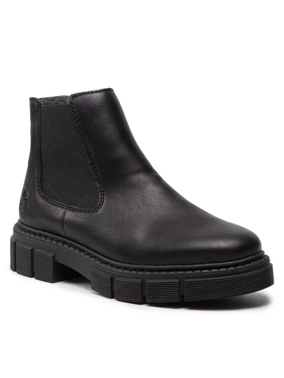 Rieker Γυναίκες Μποτάκια Botki Μαύρο Μαύρο 3 Rieker Γυναίκες Μποτάκια Botki Μαύρο Μαύρο