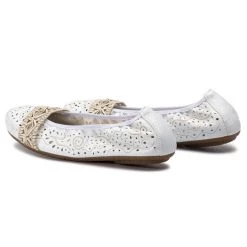 Rieker Γυναίκες Μπαλαρίνες 41466-81 Λευκό Λευκό -Rieker Εκπτώσεις unnamed file 242