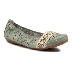 Rieker Γυναίκες Μπαλαρίνες 41466-52 Πράσινο Πράσινο
