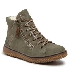 Rieker Γυναίκες Biker Μποτάκια Μποτάκια Z4200-54 Πράσινο Πράσινο