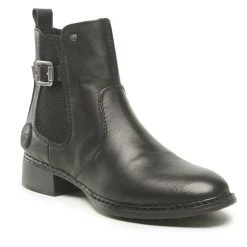 Rieker Γυναίκες Μποτάκια 73485-00 Μαύρο Μαύρο