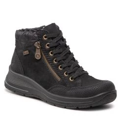 Rieker Γυναίκες Μποτάκια L7701-00 Μαύρο Μαύρο