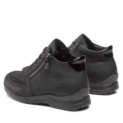 Rieker Γυναίκες Biker Μποτάκια Μποτάκια L1840-00 Μαύρο Μαύρο -Rieker Εκπτώσεις unnamed file 2690