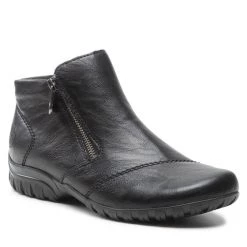 Rieker Γυναίκες Biker Μποτάκια Μποτάκια L4663-01 Μαύρο Μαύρο