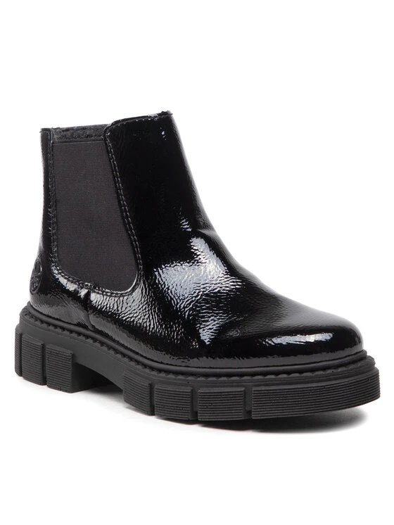 Rieker Γυναίκες Biker Μποτάκια Μποτάκια M3854-02 Μαύρο Μαύρο 3 Rieker Γυναίκες Biker Μποτάκια Μποτάκια M3854-02 Μαύρο Μαύρο